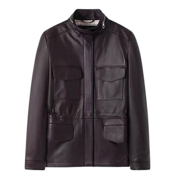 Куртка Loro Piana женский кожа черный 198853