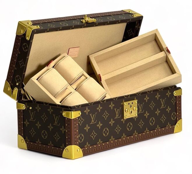 Шкатулка для украшений Louis Vuitton канва monogram бежевый 150925