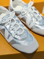 Кроссовки Louis Vuitton женский кожа графитовый 191580-3