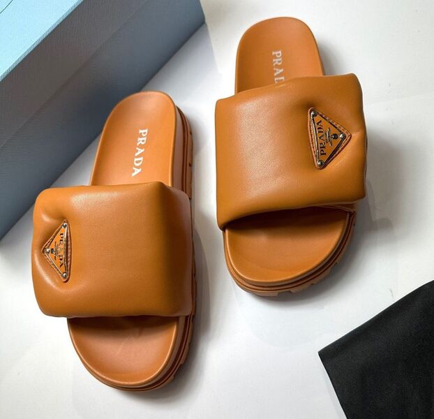 Шлепки Prada женский кожа 112083
