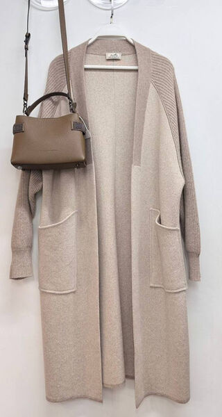 Кардиган Hermès женский бежевый 201400