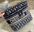 Косметичка Christian Dior женский текстиль синий 152423-1