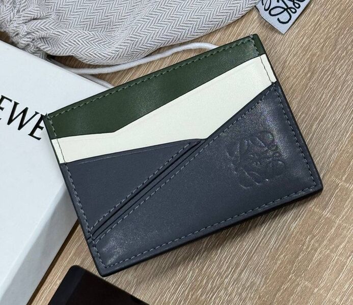 Картхолдер Loewe мужской кожа синий 195487