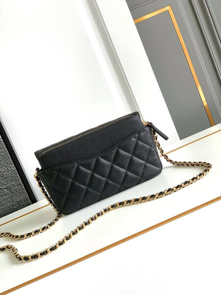 Сумка Chanel женский кожа черный 196553-3