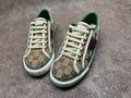 Кеды Gucci женский текстиль бежевый 24827-2