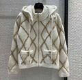 Худи Chanel женский вязаная ткань белый 132692-1