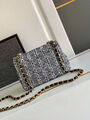 Сумка Chanel женский твид графитовый 144500-2
