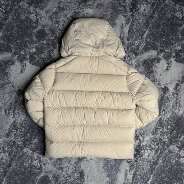 Мужской пуховик Moncler мужской бежевый 167497-2