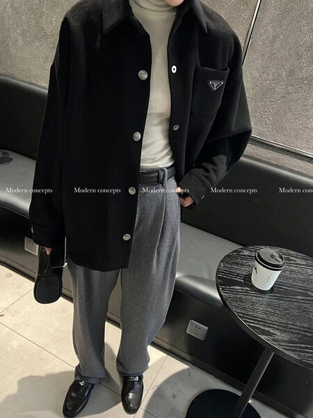Рубашка Prada женский черный 131587-2