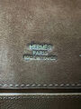 Сумка Hermèskelly Pochette женский замша бордовый 155741-7