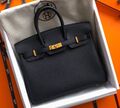 Сумка Hermès Birkin 25 ручная работа женский кожа черный 100622-1