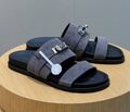 Мужские шлепки Hermès мужской замша фиолетовый 193708-1