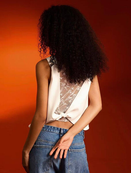 Топ Ermanno Scervino женский белый 190007-2