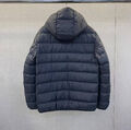 Мужской пуховик Moncler мужской синий 200563-6