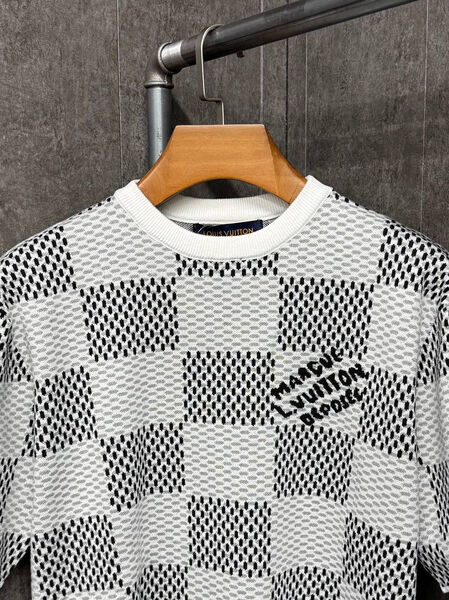 Мужская футболка Louis Vuitton мужской графитовый 190312-3