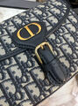 Сумка Christian Dior Bobby средняя женский жаккард dior oblique синий 74416-6