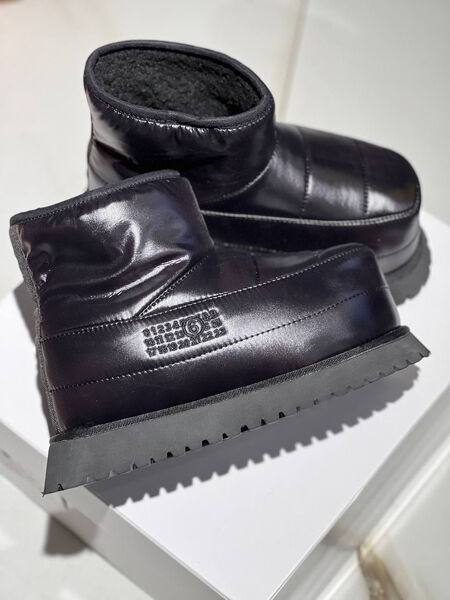 Ботильоны Maison Margiela женский кожа черный 130427-3