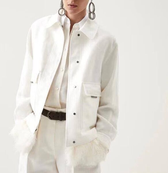 Куртка Brunello Cucinelli женский белый 147752