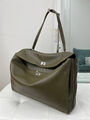 Сумка Balenciaga Rodeo женский кожа болотный 152937-4