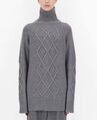 Свитер Max Mara женский вязаная ткань графитовый 128458-1