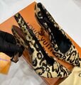 Туфли Louis Vuitton женский леопардовый 145499-1
