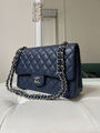 Сумка Chanel 2.55 женский кожа синий 146988-2