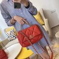 Сумка Chanel (30 см) женский кожа бордовый 73562-8