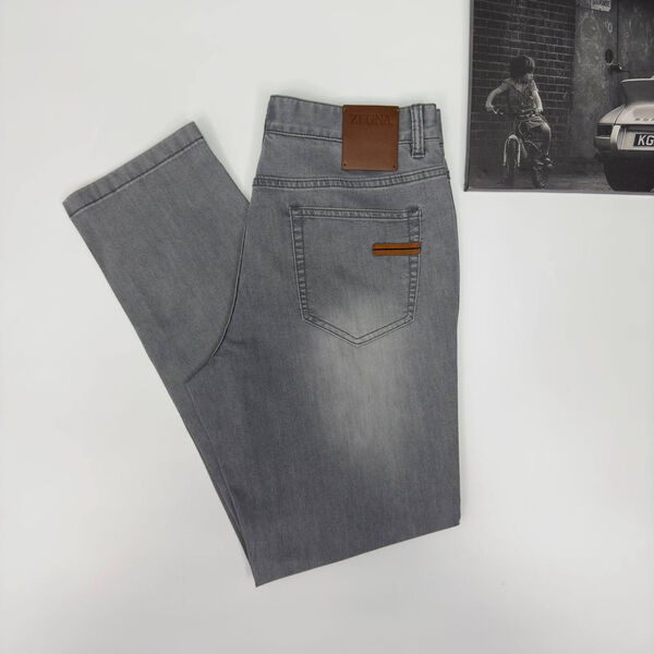 Мужские джинсы Zegna мужской джинса графитовый 152264-3
