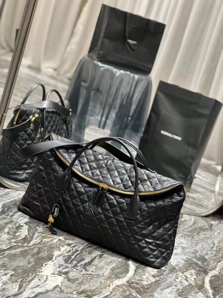 Дорожная сумка Saint Laurent мужской кожа черный 120933-2