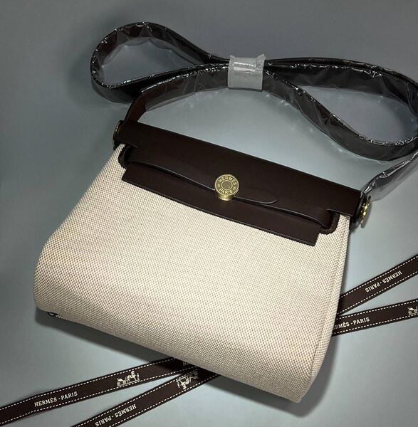 Сумка Hermèsherbag Mini женский кожа черный 191377