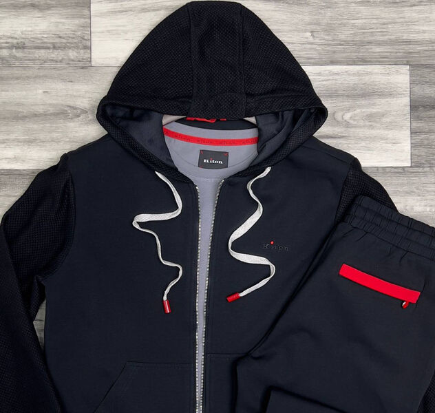 Мужской костюм Kiton мужской черный 142469-2