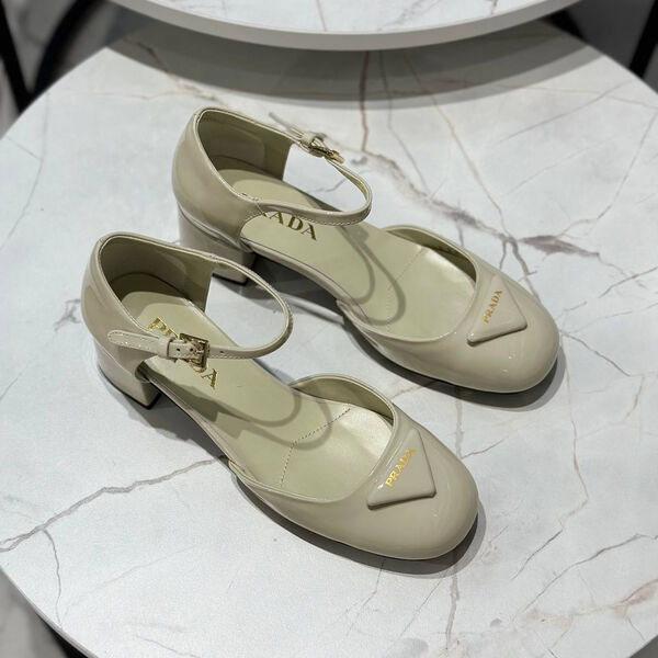 Туфли Prada женский кожа графитовый 139905-2