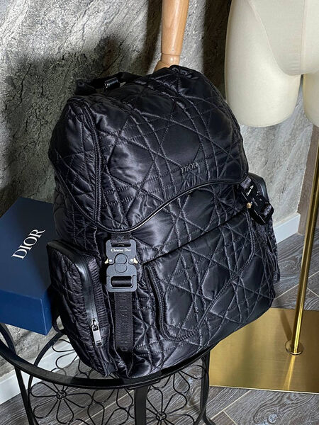 Мужской рюкзак Christian Dior мужской нейлон черный 145933-7