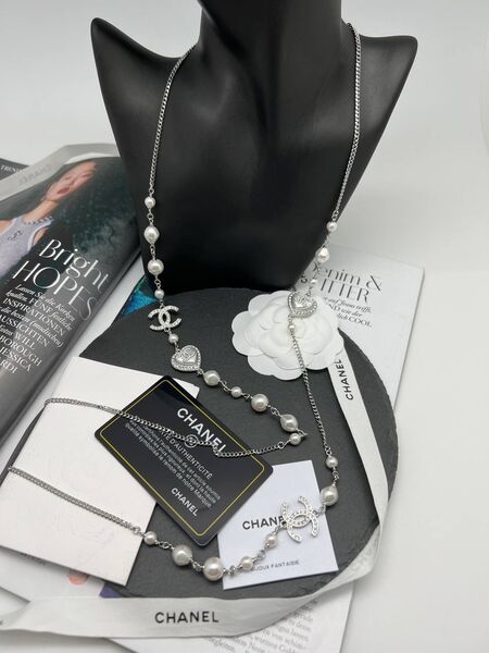 Колье Chanel графитовый 175394-2