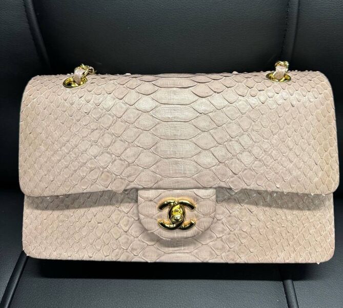 Сумка Chanel 2.55 женский кожа бежевый 185179