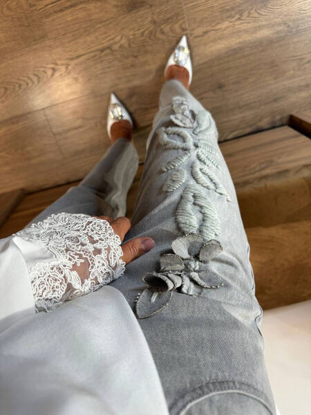 Джинсы Ermanno Scervino женский джинса графитовый 194254-4