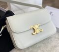 Сумка Celine Triomphe женский кожа,канва молочный 97876