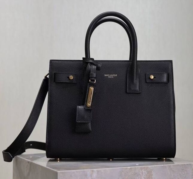 Сумка Saint Laurent женский кожа черный 200826