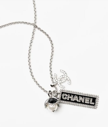 Подвеска Chanel женский серебристый 175259