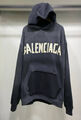 Худи Balenciaga женский графитовый 129544-1