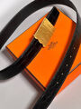 Мужской ремень Hermès мужской кожа черный 152909-3