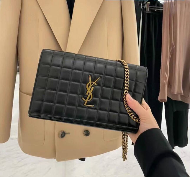Сумка Saint Laurent женский кожа черный 122658-4