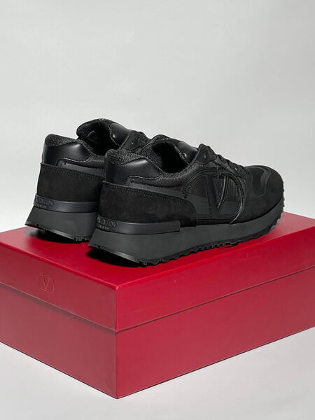 Мужские кроссовки Valentino мужской текстиль черный 131279-4