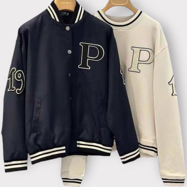 Бомбер Prada женский черный 163396-3
