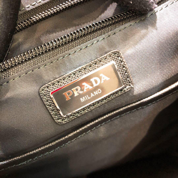 Мужской рюкзак Prada мужской нейлон горчичный 53376-8
