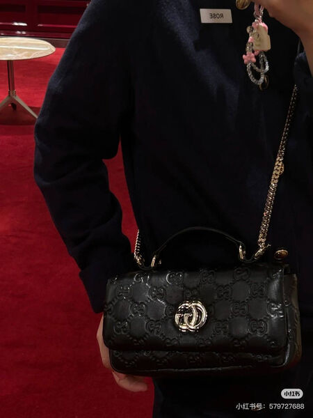 Сумка Gucci женский кожа черный 165497-5