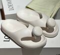 Шлепки Loewe женский резина белый 152435-1