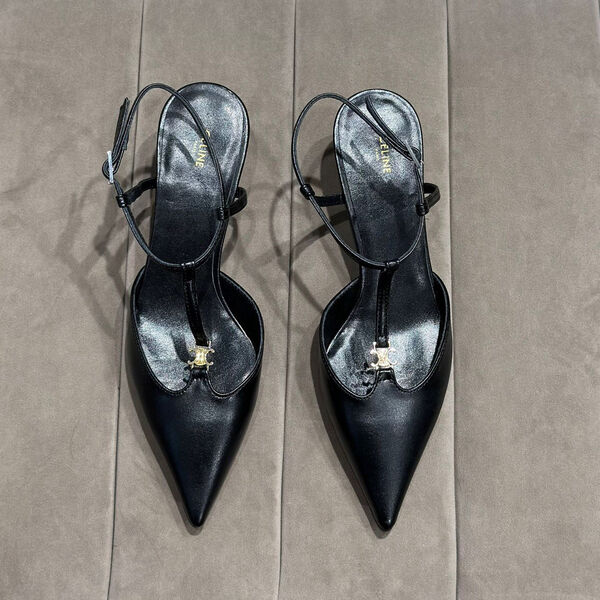Туфли Celine женский кожа черный 104909-11