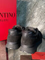 Мужские кроссовки Valentino мужской текстиль черный 131279-6