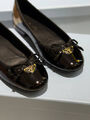 Балетки Prada женский кожа черный 173657-3